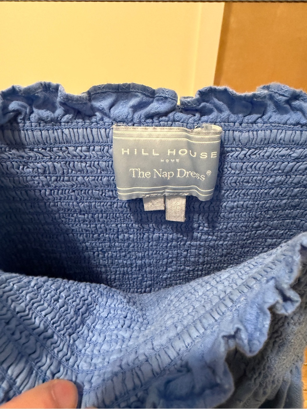 Hill House Home Mini  Scarlett Nap Dress in Hydrangea Blue - Picture 3 of 5